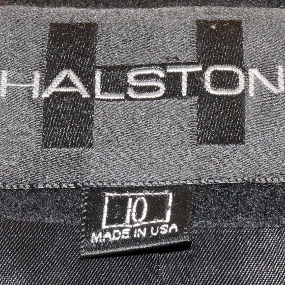 Vintage Halston sz 10 fully lined winter maxi coat - Picture 2 of 5